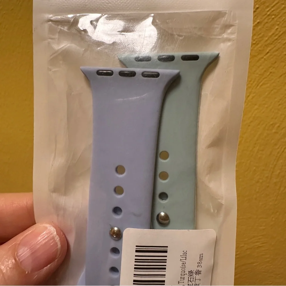 Blue and Green Wearable iWatch Band